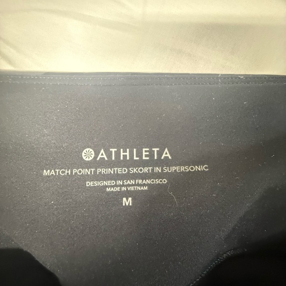 EUC Athleta Match Point Athletic Skort Gray Camouflage Medium - Picture 5 of 9